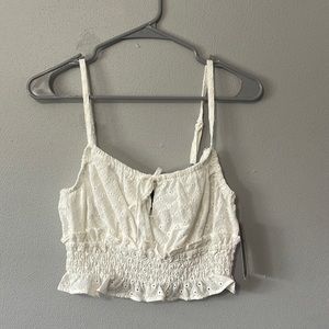 White XS Floral top from Target